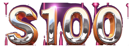 s 100 logo